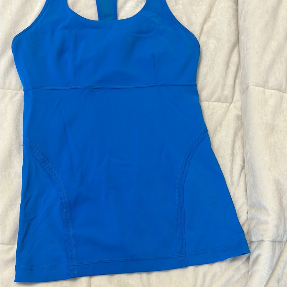 Vibrant Blue lululemon Workout Tank